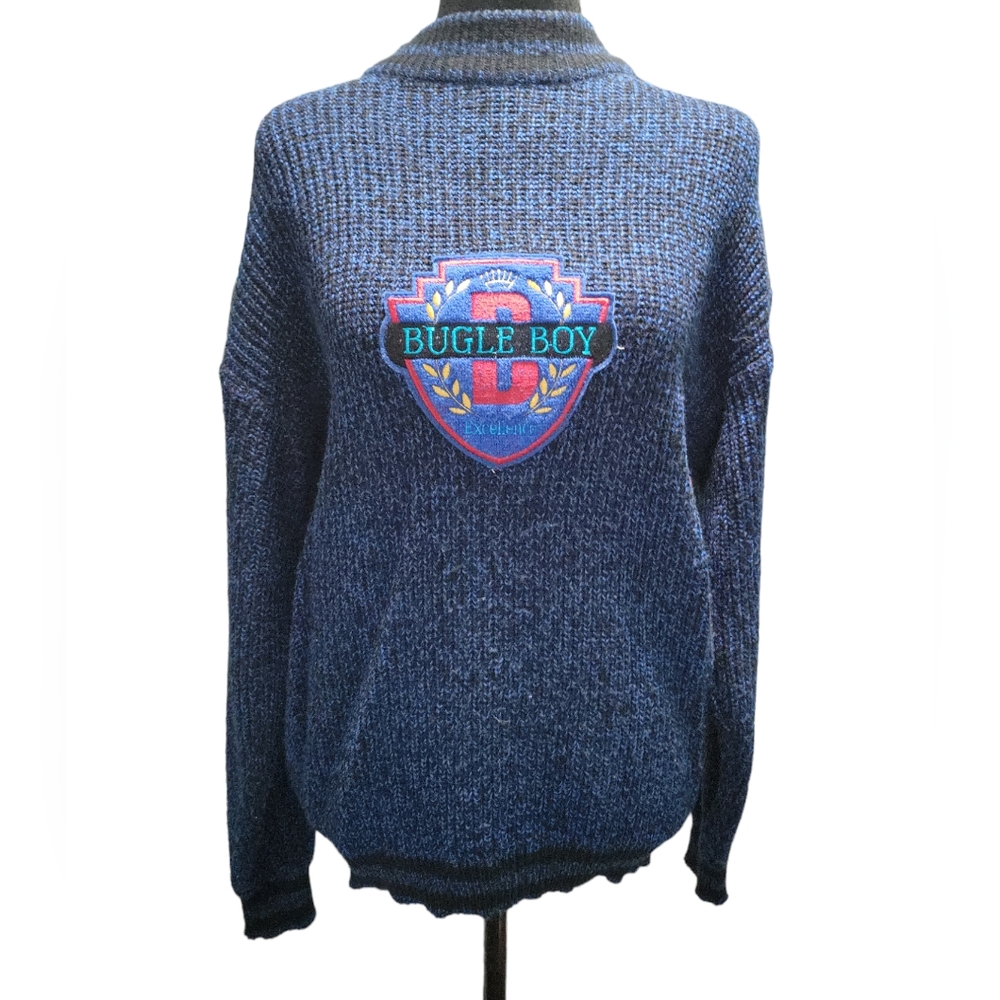 Bugle Boy Acrylic Sweater From The 90s. Men's XL